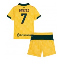 AC Milan Santiago Gimenez #7 Koszulka Trzecia dzieci 2025-26 Krótki Rękaw (+ krótkie spodenki)